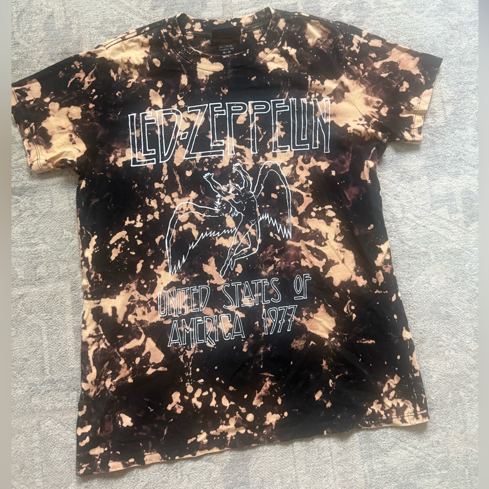 Led Zeppelin Custom Tie-Dyed Band Tee